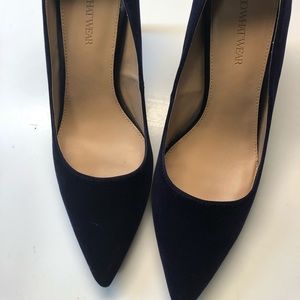 Who what wear navy blue suede pumps